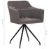 Swen Studio -  Swivel Dining Chairs 6 pcs Taupe Fabric (UK/IE/FI/NO only) (3x331515)